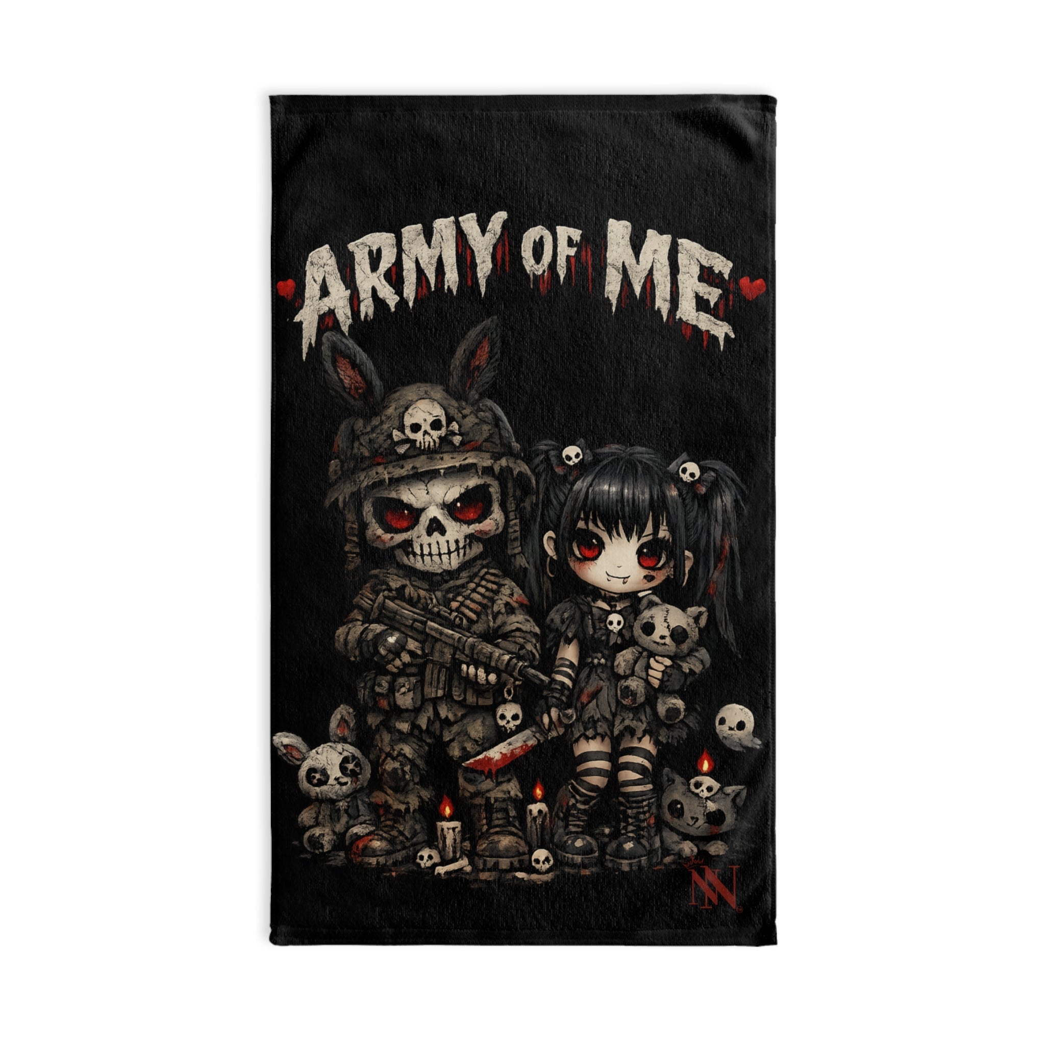 Army of Me Gothic Cum Towel