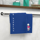 Nectar Napkins Brand Blue Microfiber Cum Rag