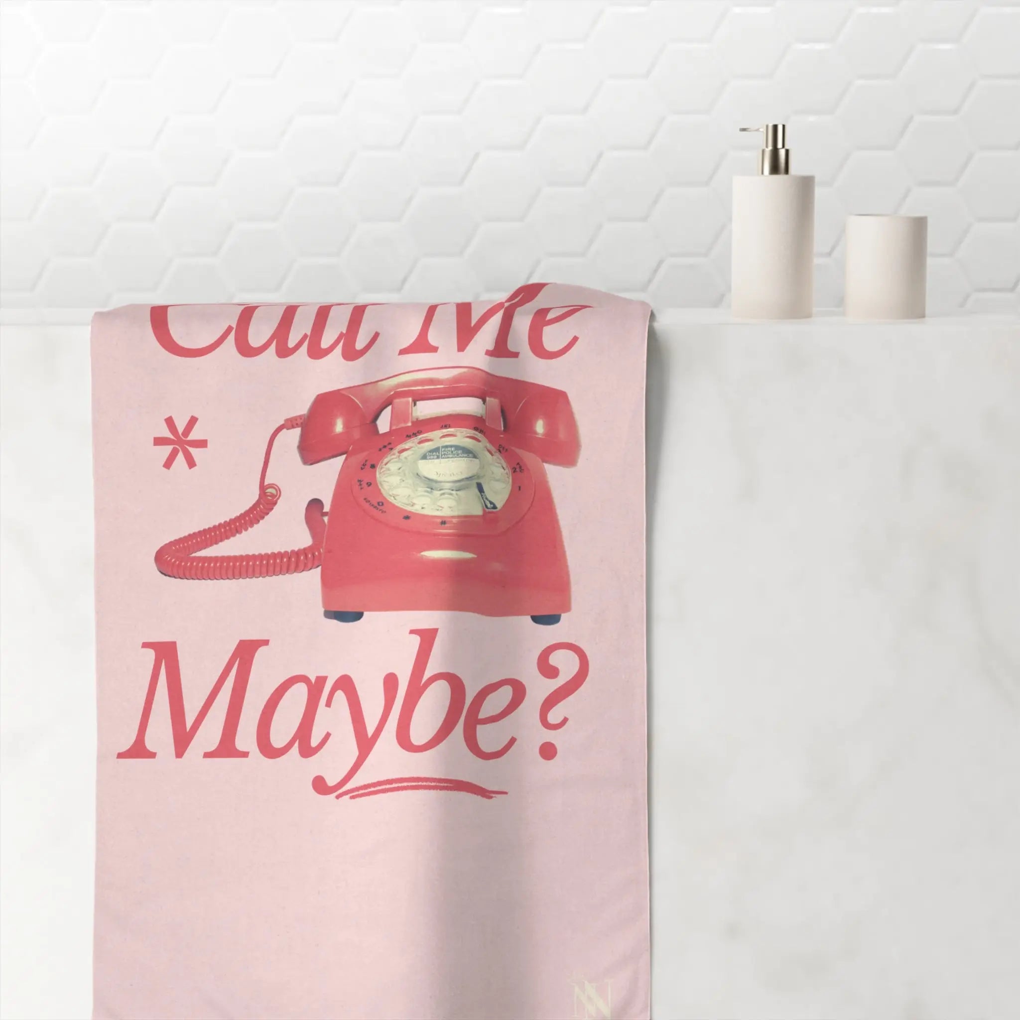 sooo... Call Me Maybe? | Mix & Match XL Fun-Flirty Lovers’ Towels