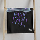 Purple Rain Cloud Cum Towel