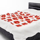 Red Hot Naughty Devil Pattern | Mix & Match Soft Fun-Flirty Lovers’ Blankets