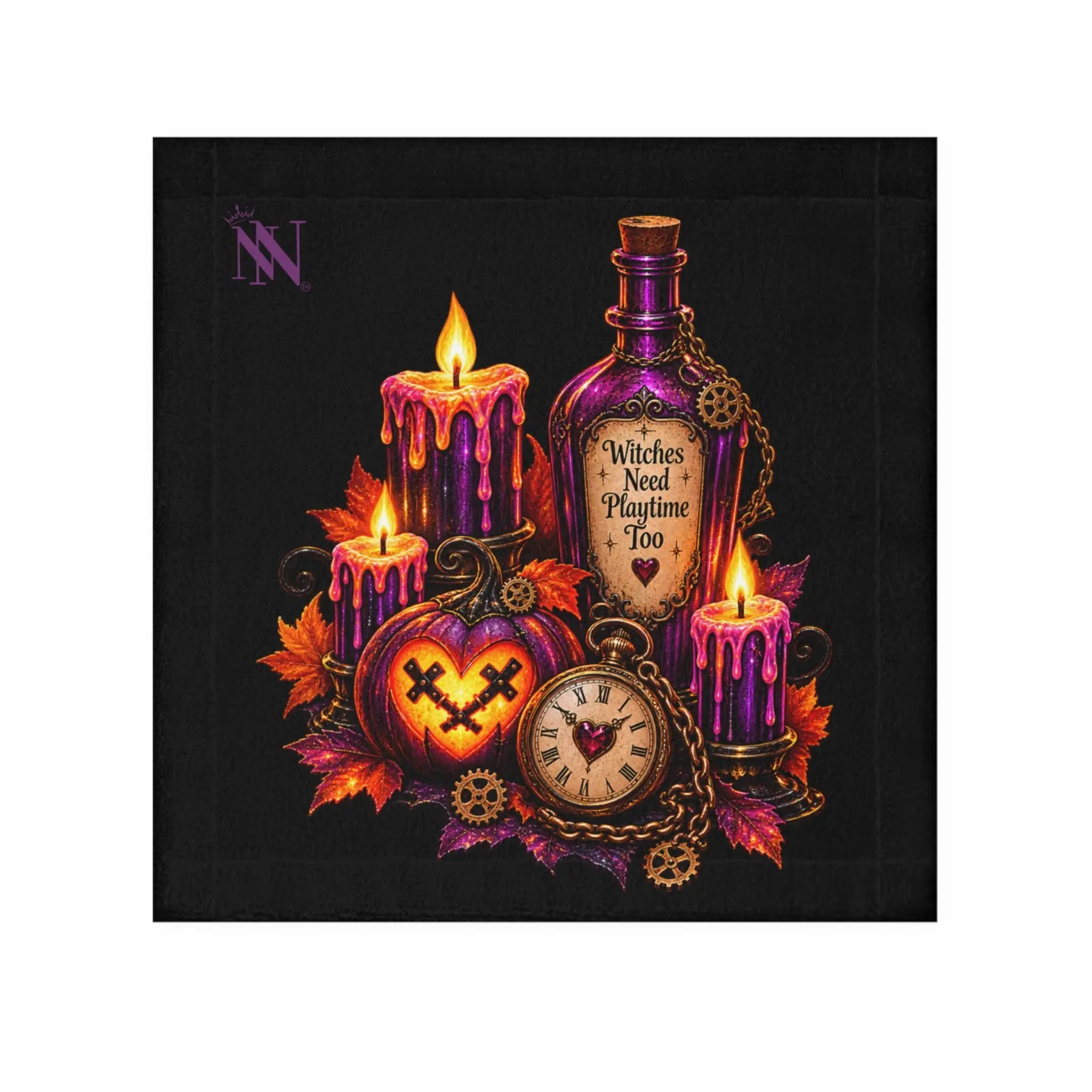 Witches Need Playtime Too | Nectar Napkins Lils’ Fun-Flirty Lovers’ Towels