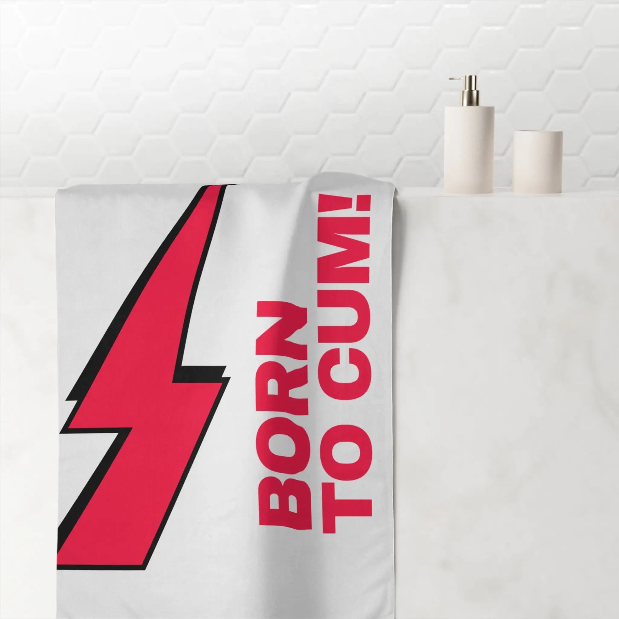 Born to Cum! Anal Sex Towel