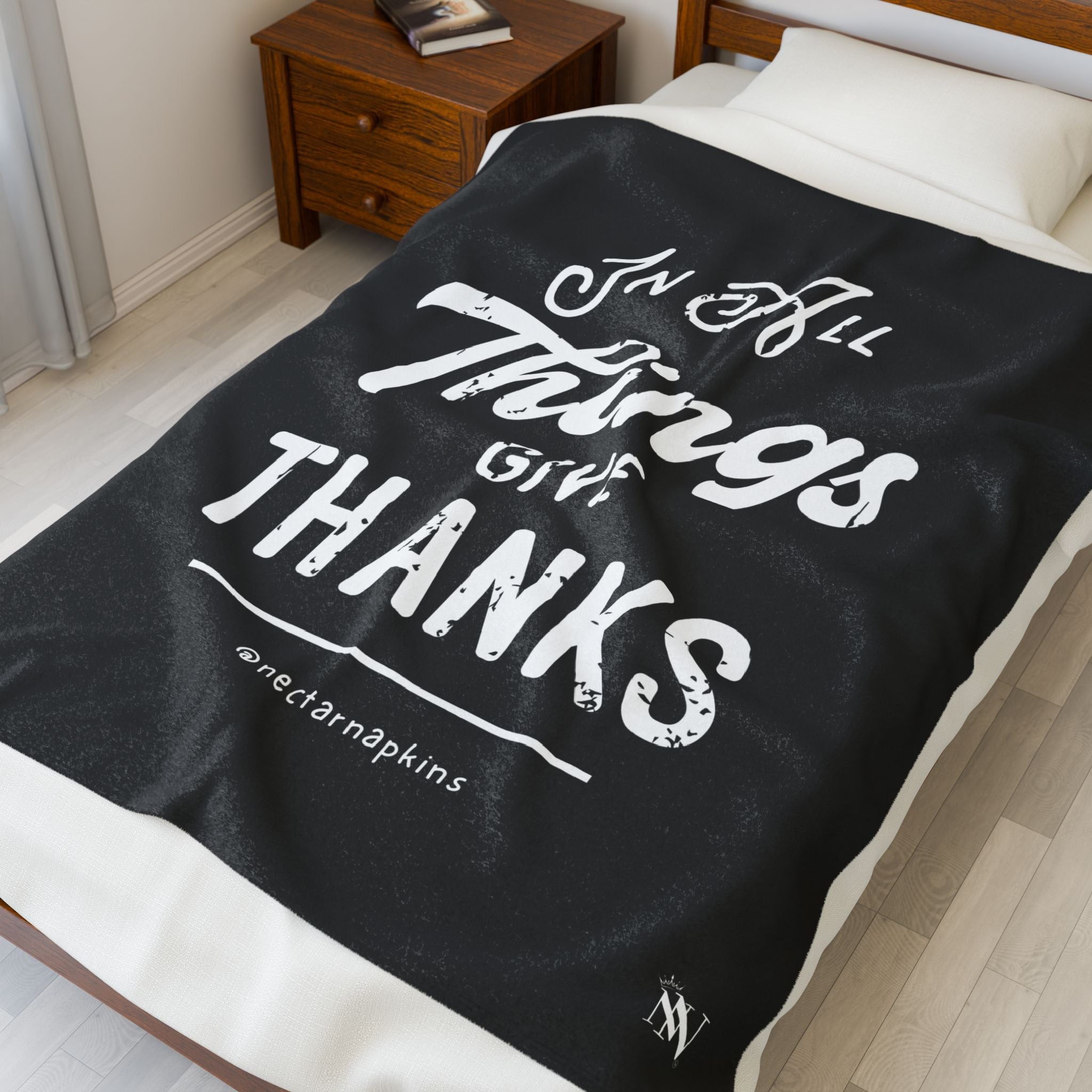 In All Things Give Thanks | Mix & Match Velveteen Fun-Flirty Lovers’ Blankets