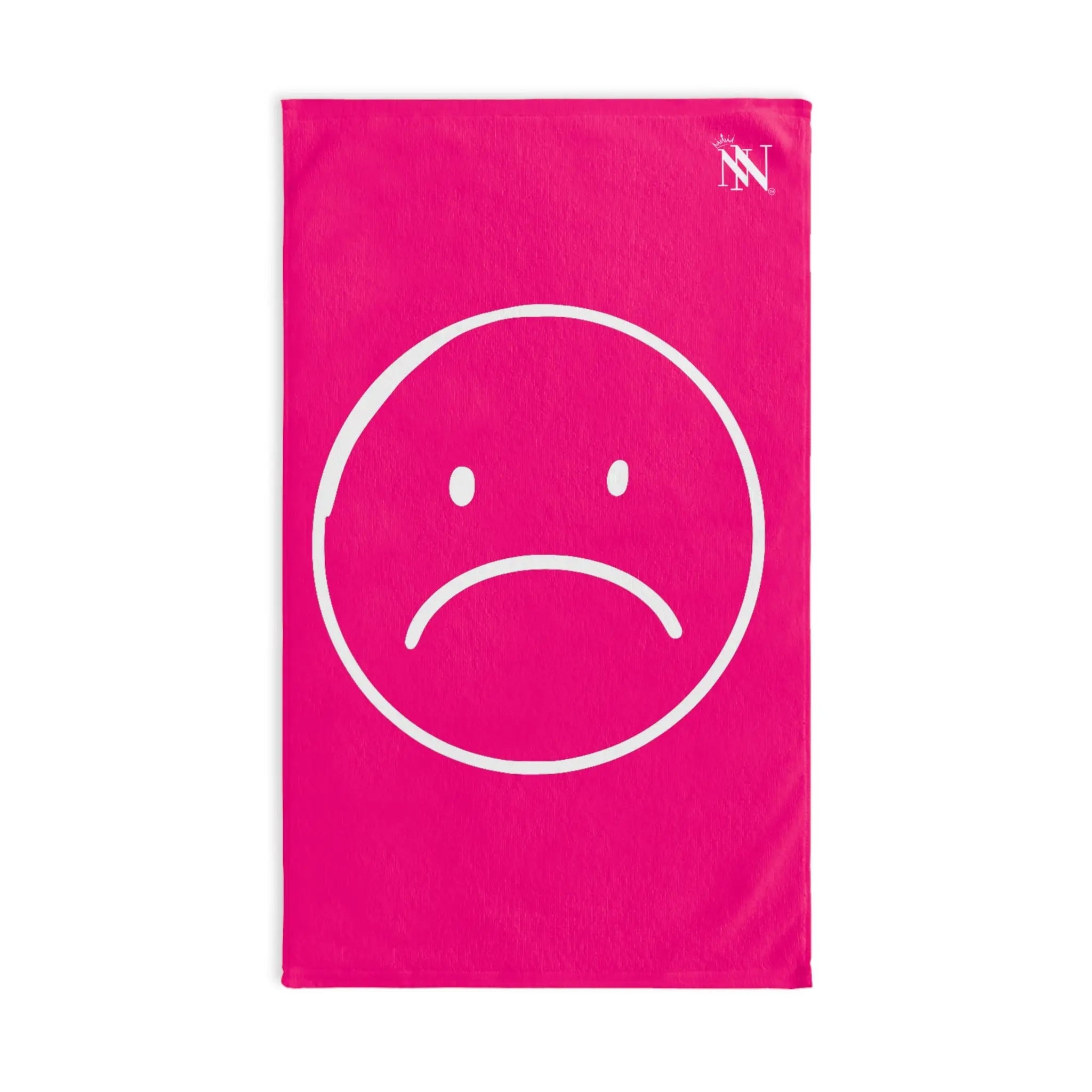 Sad Emoji Signature Pink Cum Towel