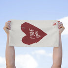 I Love You Paper Note Fun Sex Towel