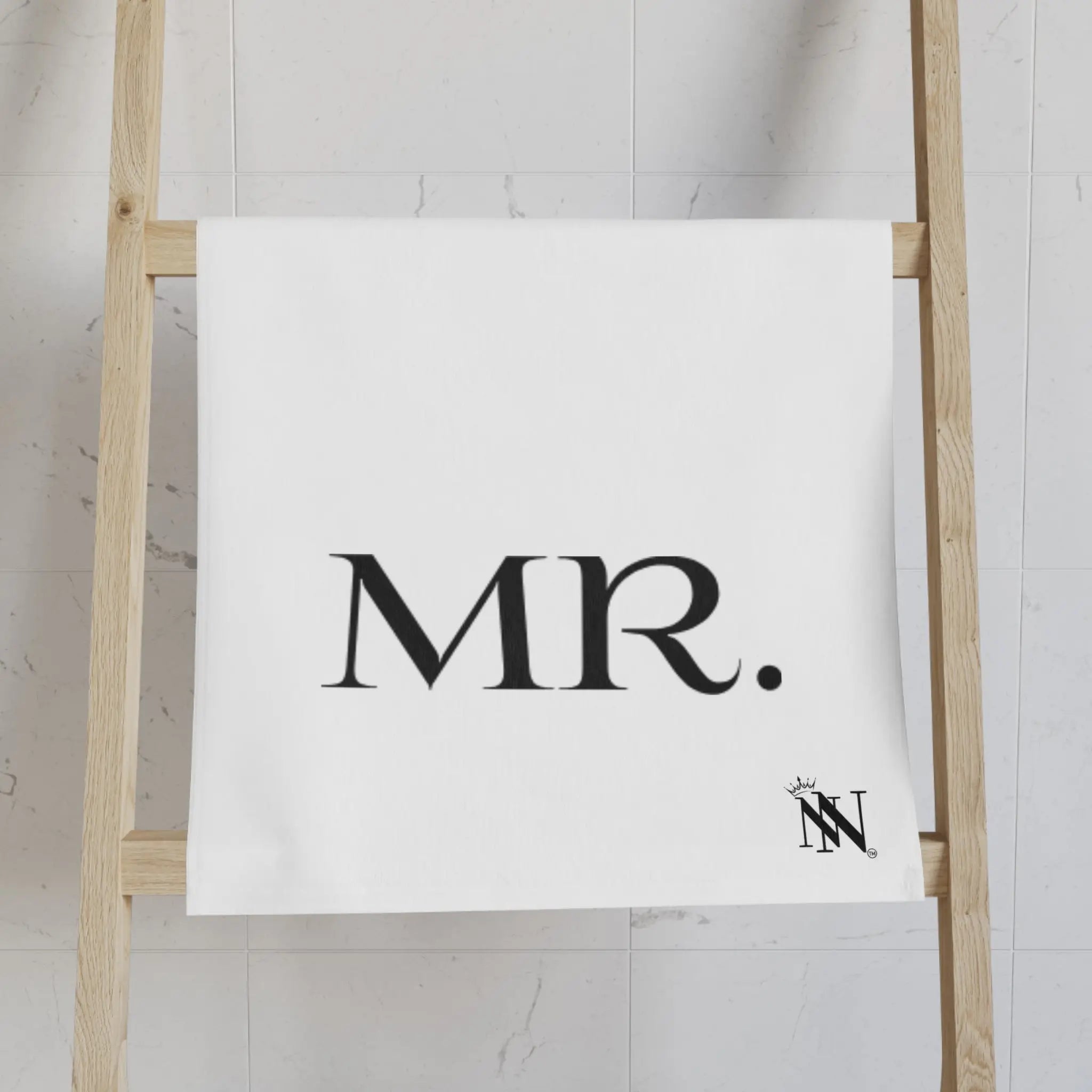 Mr Mrs Shareable White | Mix & Match Classic Fun-Flirty Lovers’ Towels
