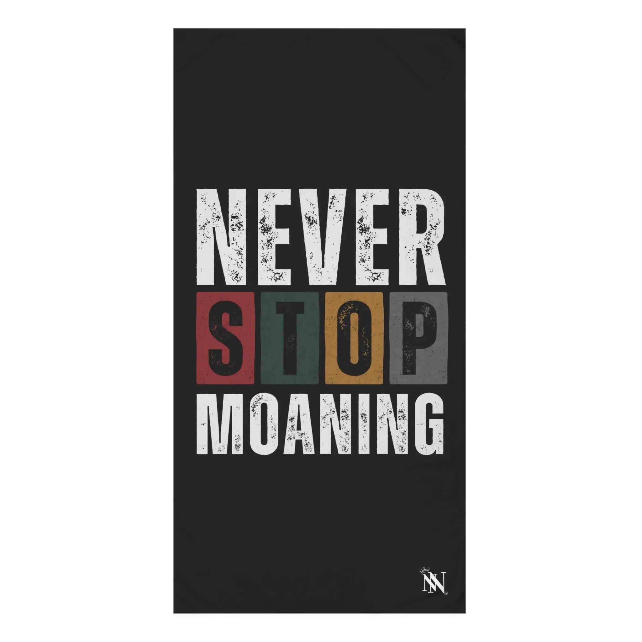 Never Stop Moaning | Mix & Match XL Fun-Flirty Lovers’ Towels