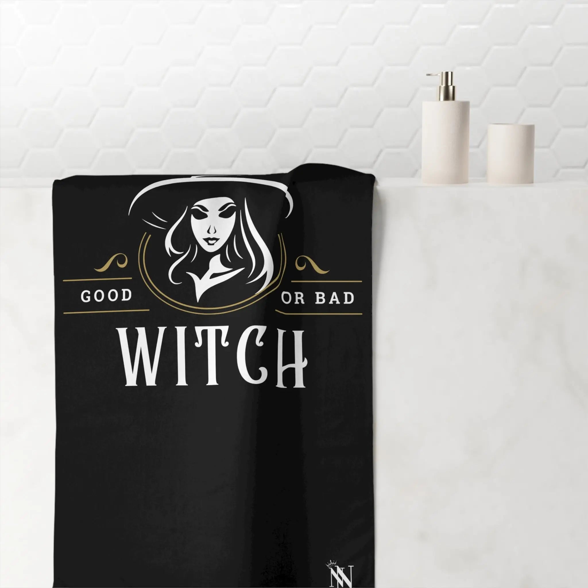 Good or Bad Witch | Mix & Match XL Fun-Flirty Lovers’ Towels