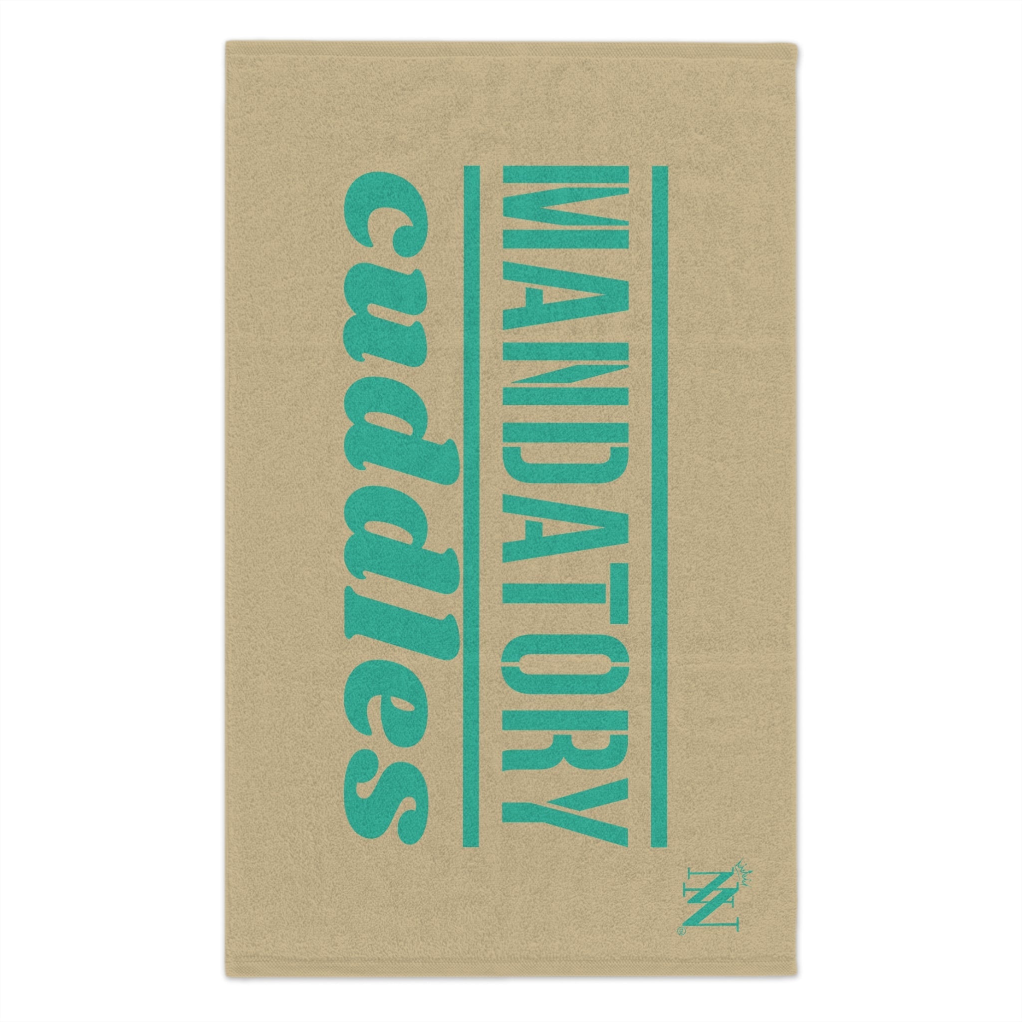 Mandatory Cuddles Gold | Mix & Match Soft Fun-Flirty Lovers’ Towels