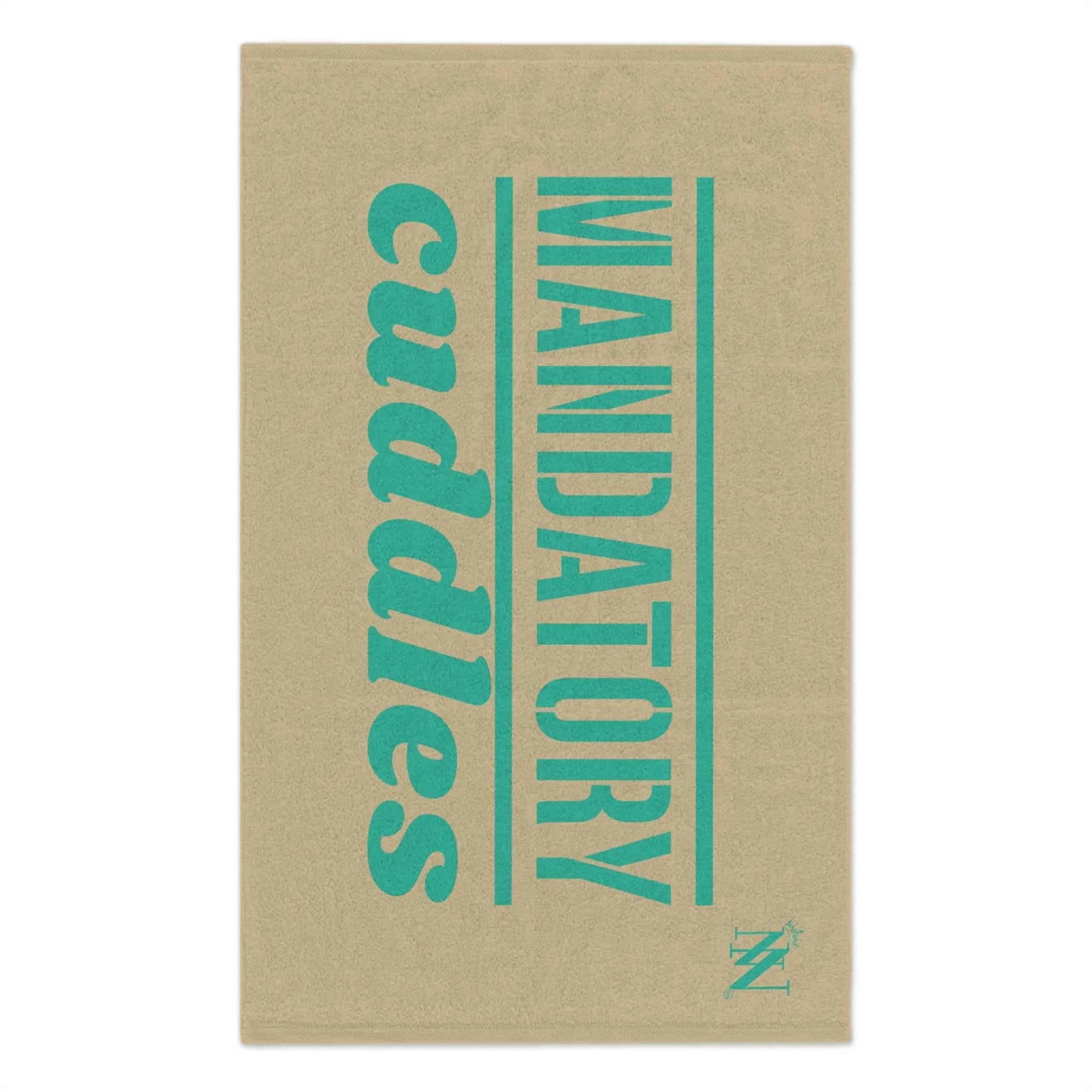 Mandatory Cuddles Gold | Mix & Match Soft Fun-Flirty Lovers’ Towels