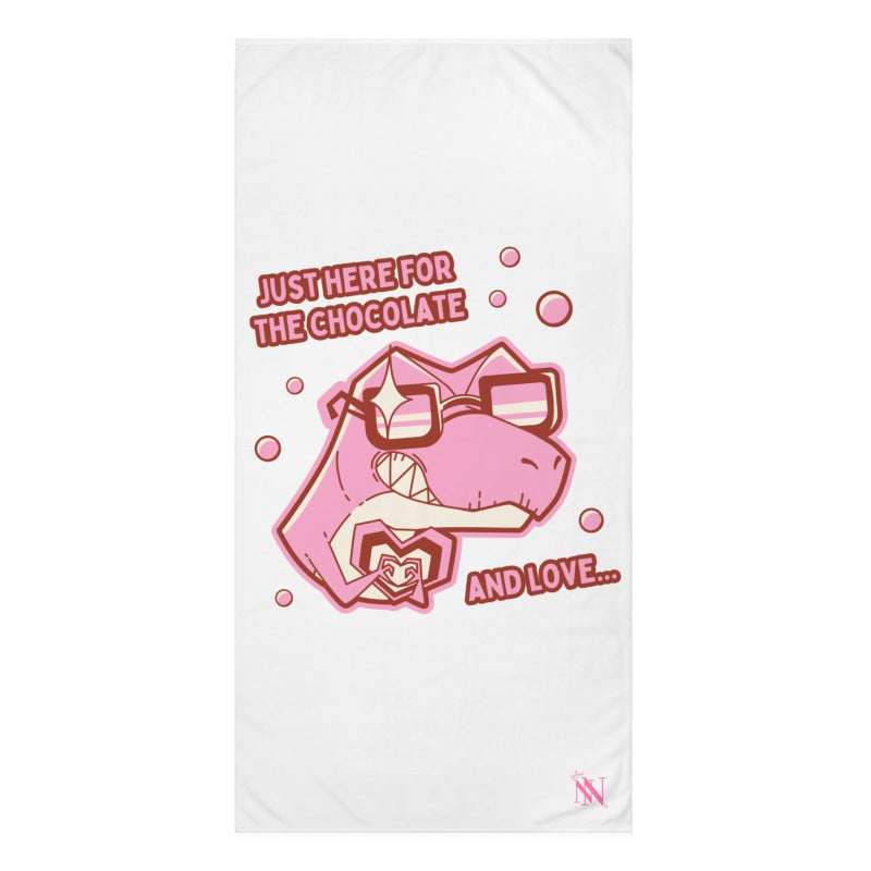 Just Here for the Chocolate | Mix & Match XL Fun-Flirty Lovers’ Towels