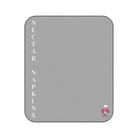Nectar Napkins Brand Light Grey Water-Resistant Sex Blanket