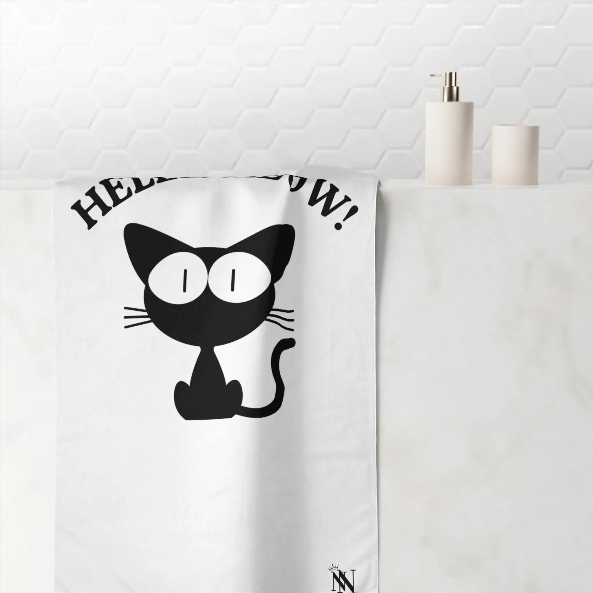 Hello Meow! Extra | Mix & Match XL Fun-Flirty Lovers’ Towels