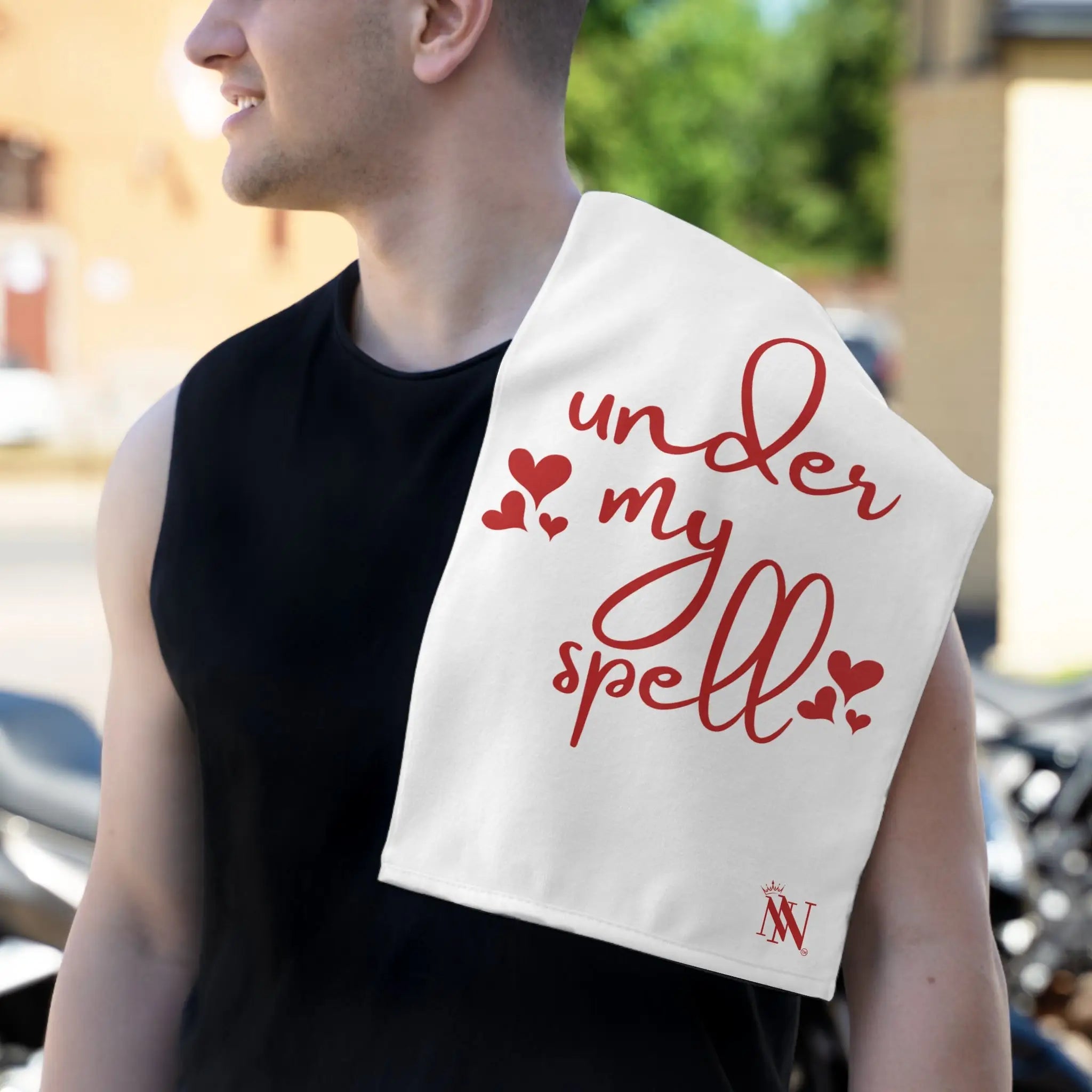 Under My Spell Hearts Sex Towel