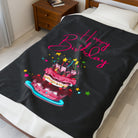 Happy Birthday Cake | Mix & Match Velveteen Fun-Flirty Lovers’ Blankets