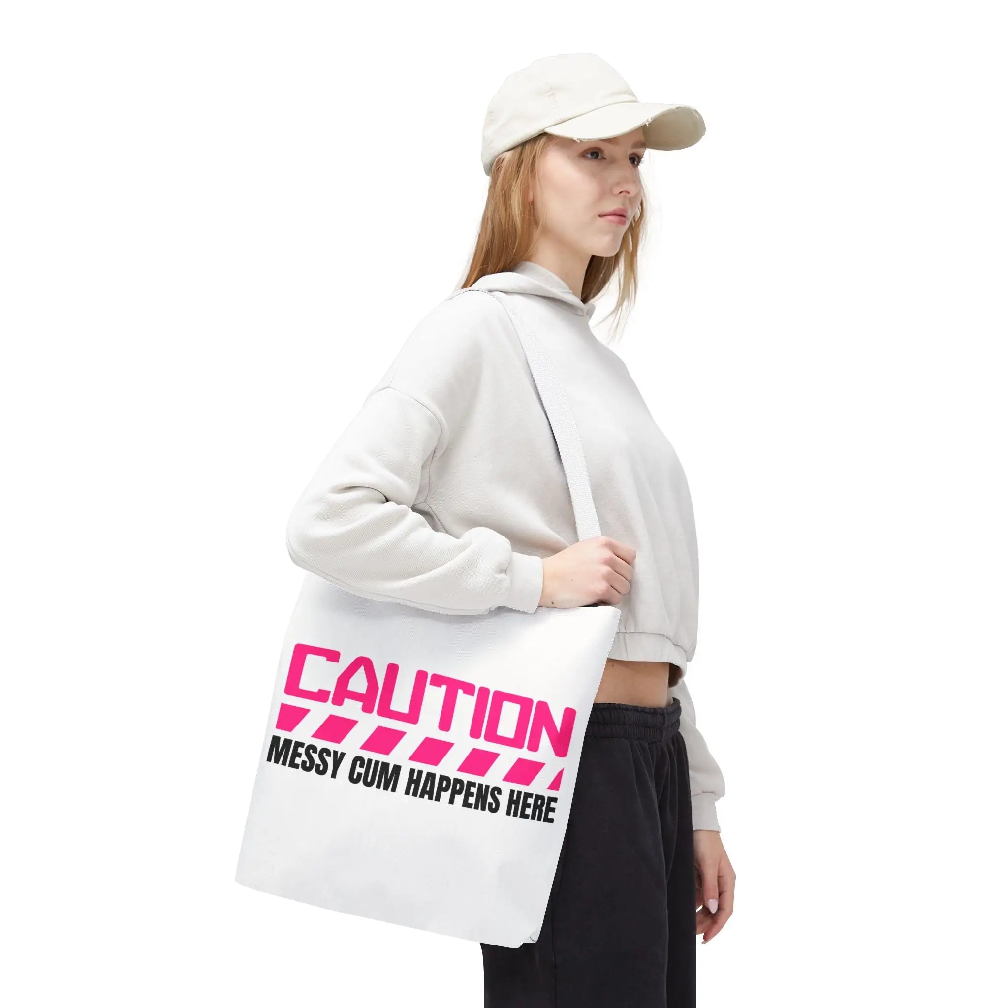 Caution: Messy Cum Happens Here | Mix & Match Fun-Flirty Lovers’ Totes