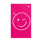 Wink Emoji Signature Pink Cum Towel