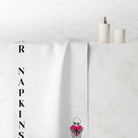 Nectar Napkins Brand White | Nectar Napkins XL Fun-Flirty Lovers’ Towels