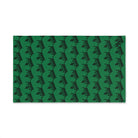 Crown Queen Pattern Green Cum Towel