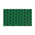 Crown Queen Pattern Green | Mix & Match Classic Fun-Flirty Lovers’ Towels