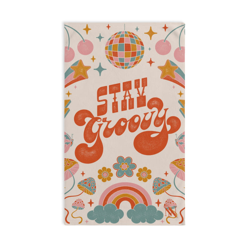 Stay Groovy Vintage Boho | Mix & Match Classic Fun-Flirty Lovers’ Towels