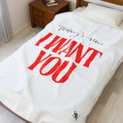 Today’s News I Want You | Mix & Match Soft Fun-Flirty Lovers’ Blankets