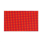 Red Flaming Heart Red Print Cum Towel