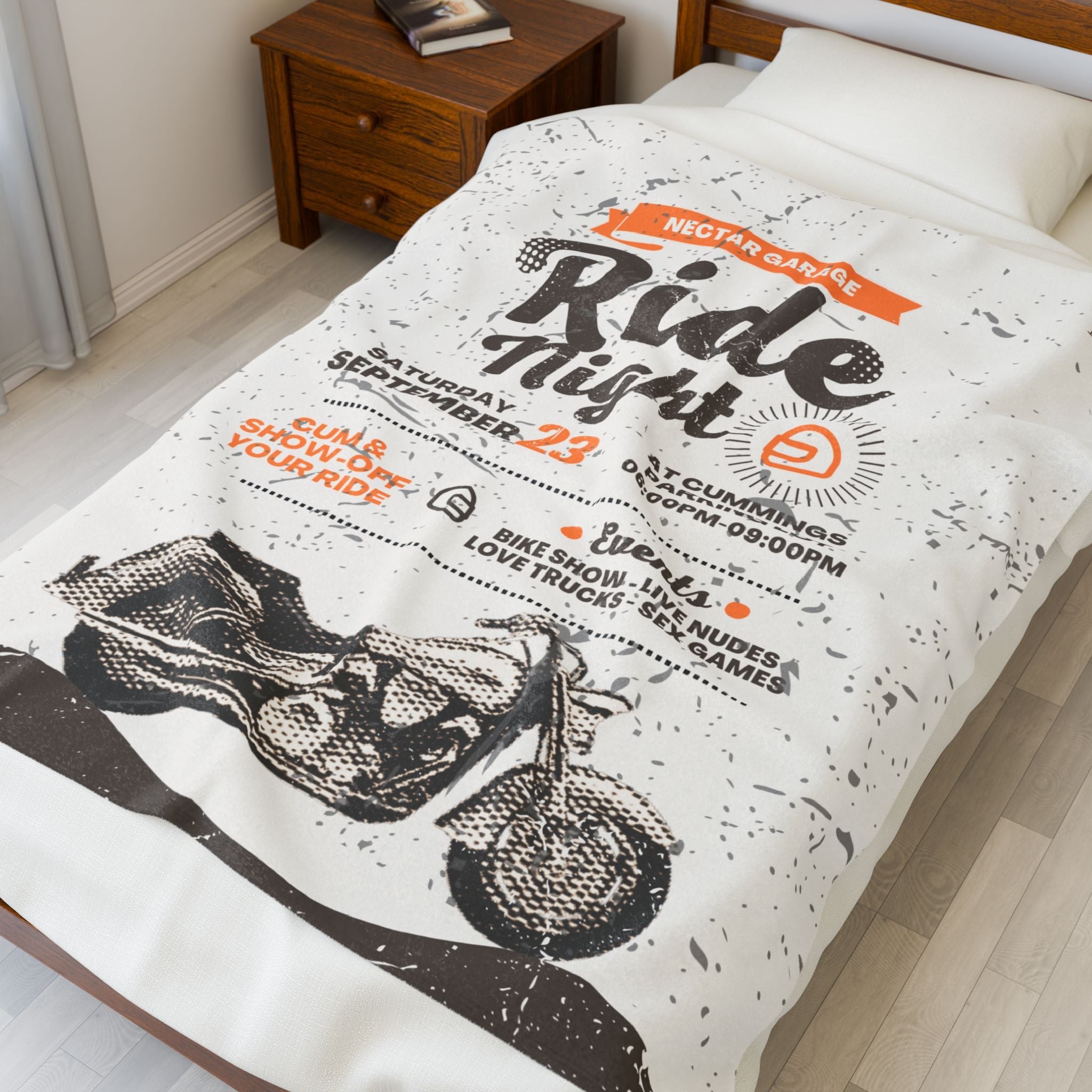 Ride Night | Mix & Match Fun-Flirty Lovers’ Blankets