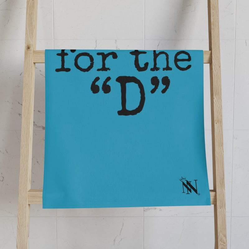 Thanks for the ’D’ Turquoise | Mix & Match Classic Fun-Flirty Lovers’ Towels