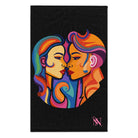 Woman to Woman Black | Mix & Match Soft Fun-Flirty Lovers’ Towels