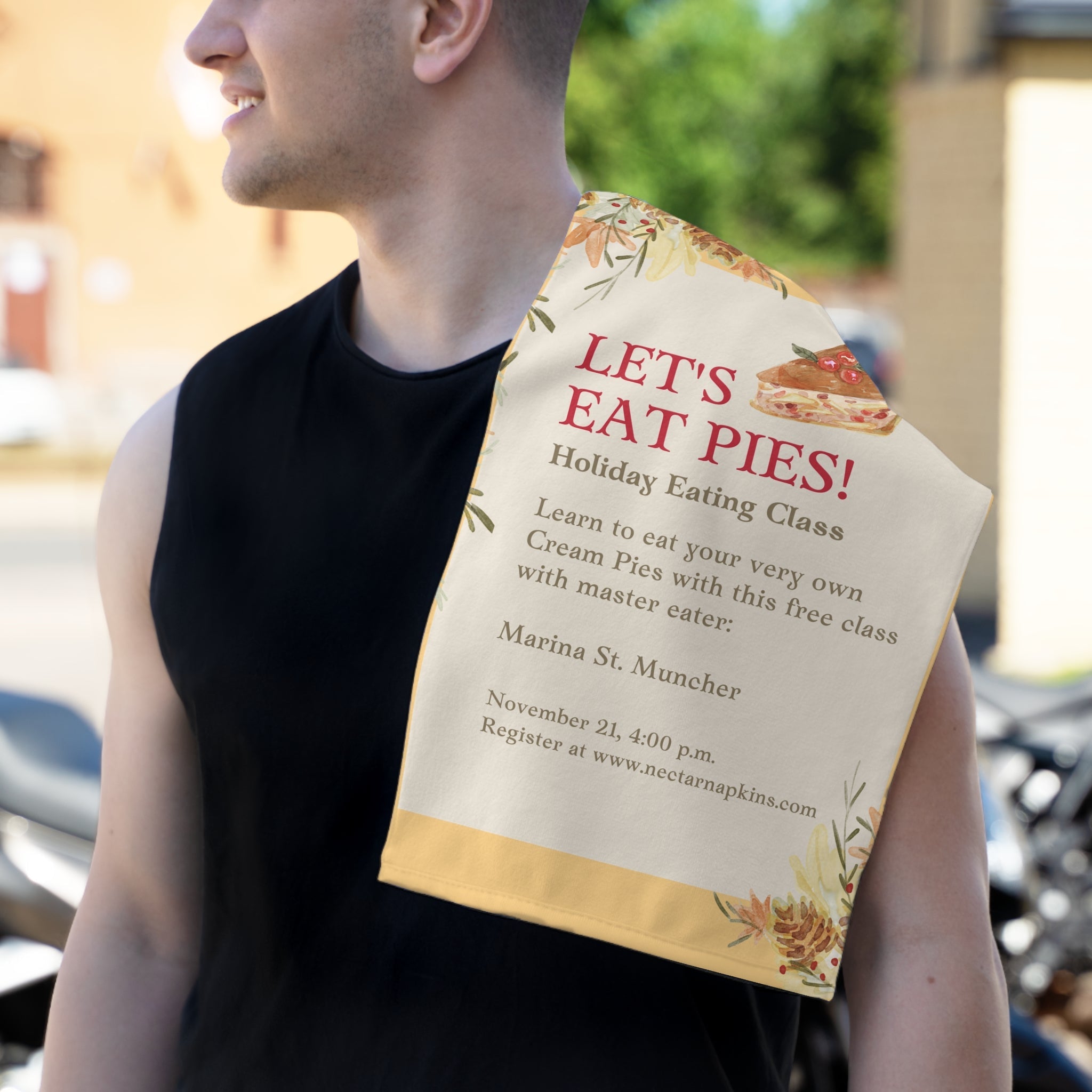 Let’s Eat Pies | Mix & Match Soft Fun-Flirty Lovers’ Towels