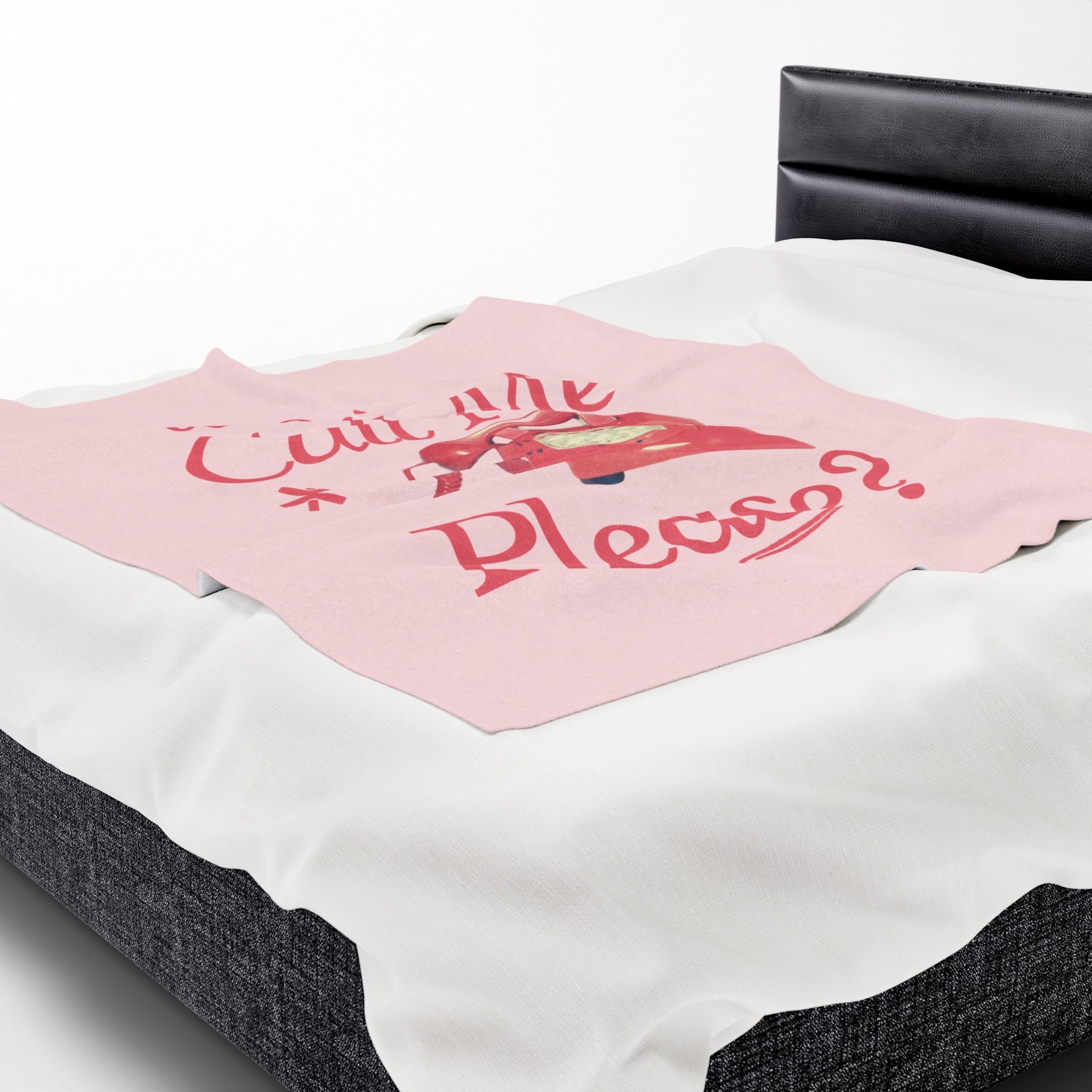 sooo... Call Me Please? | Mix & Match Velveteen Fun-Flirty Lovers’ Blankets
