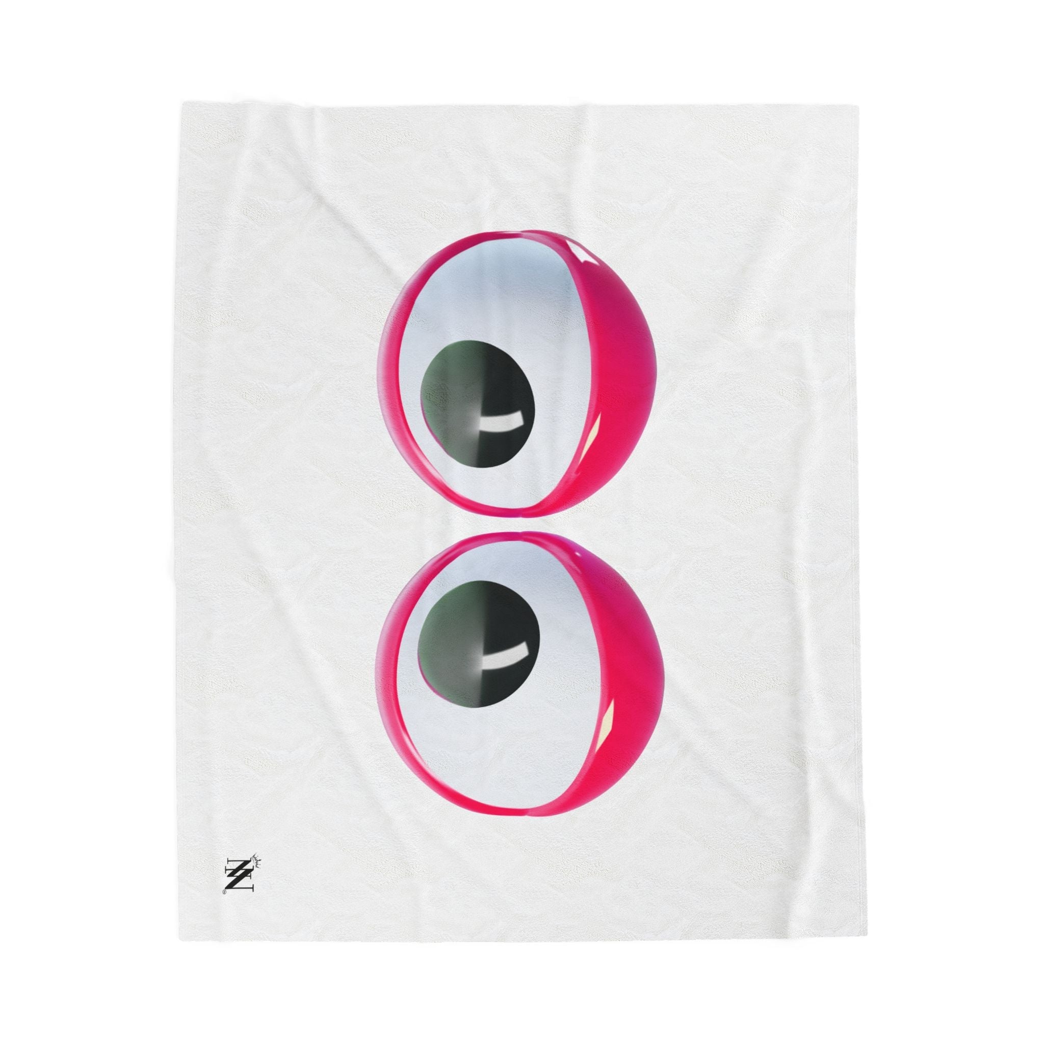 Wobbly Eyes | Mix & Match Soft Fun-Flirty Lovers’ Blankets