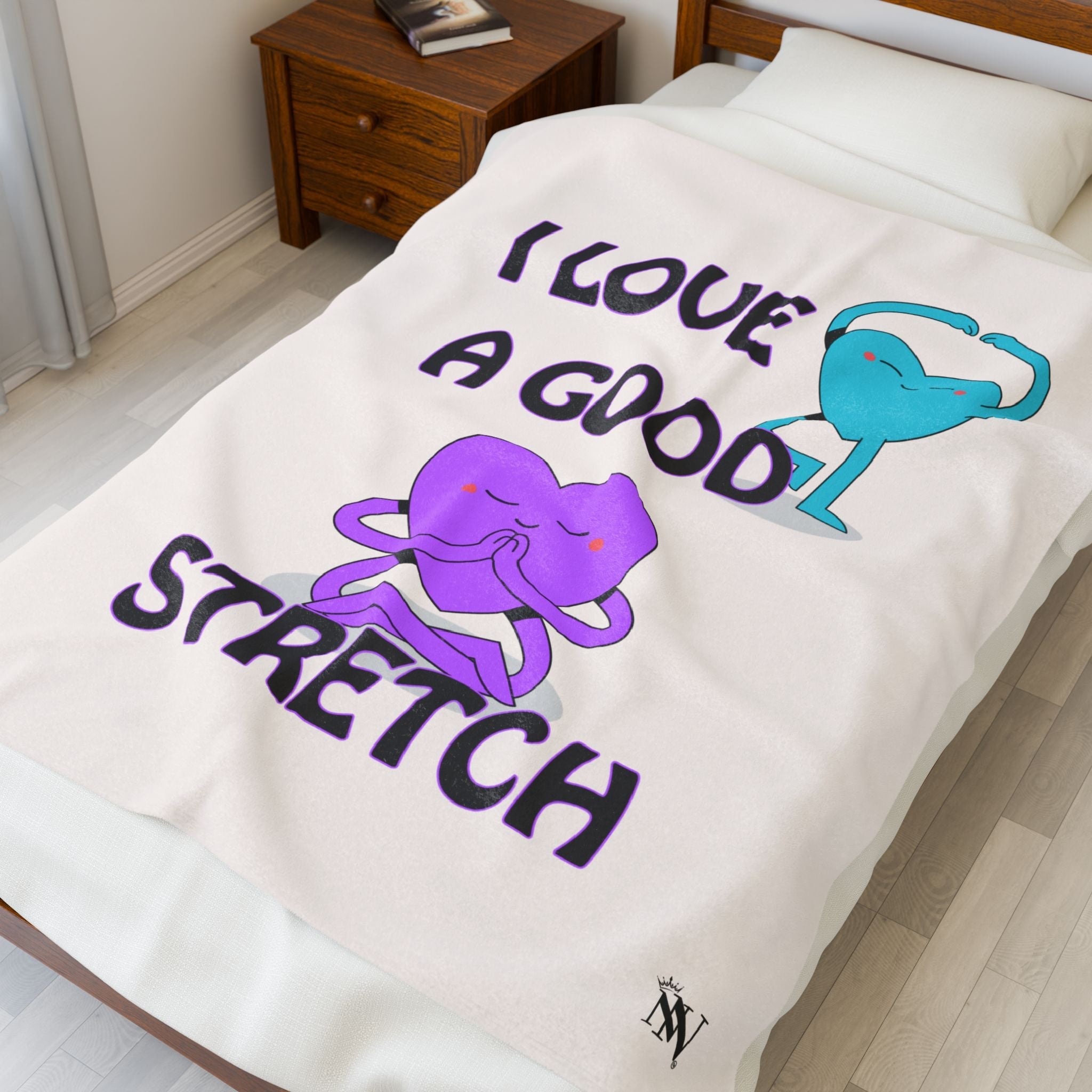 I Love a Good Stretch | Mix & Match Fun-Flirty Lovers’ Blankets