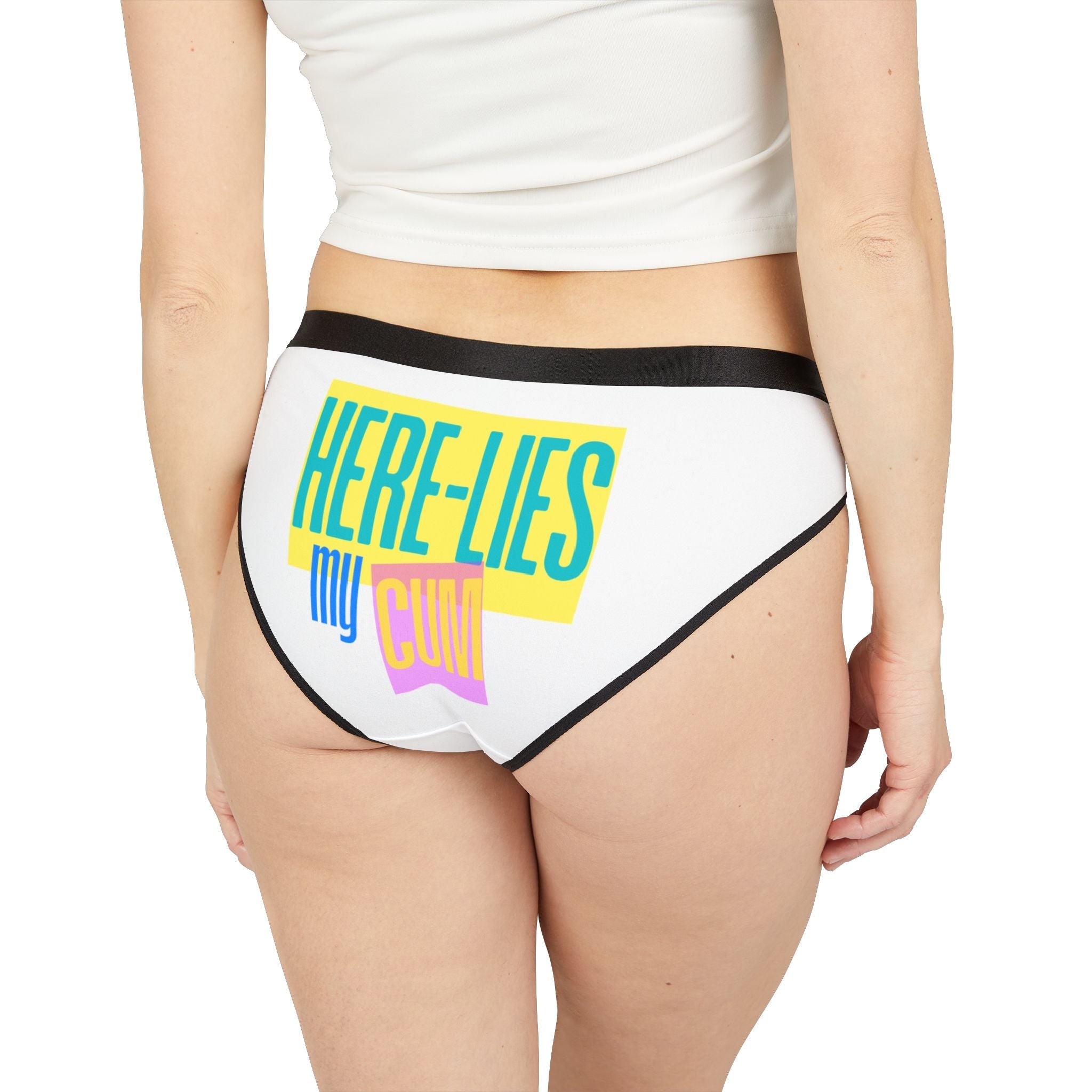 Here Lies My Cum | Mix & Match Women’s Fun-Flirty Lovers’ Panties