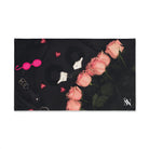 Furry Hand Cuffs & Roses Photograph | Mix & Match Classic Fun-Flirty Lovers’ Towels