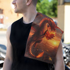 Hearts of Fire Dragon Fantasy | Mix & Match Soft Fun-Flirty Lovers’ Towels