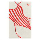 Vintage Swimsuit Poster | Mix & Match Soft Fun-Flirty Lovers’ Towels
