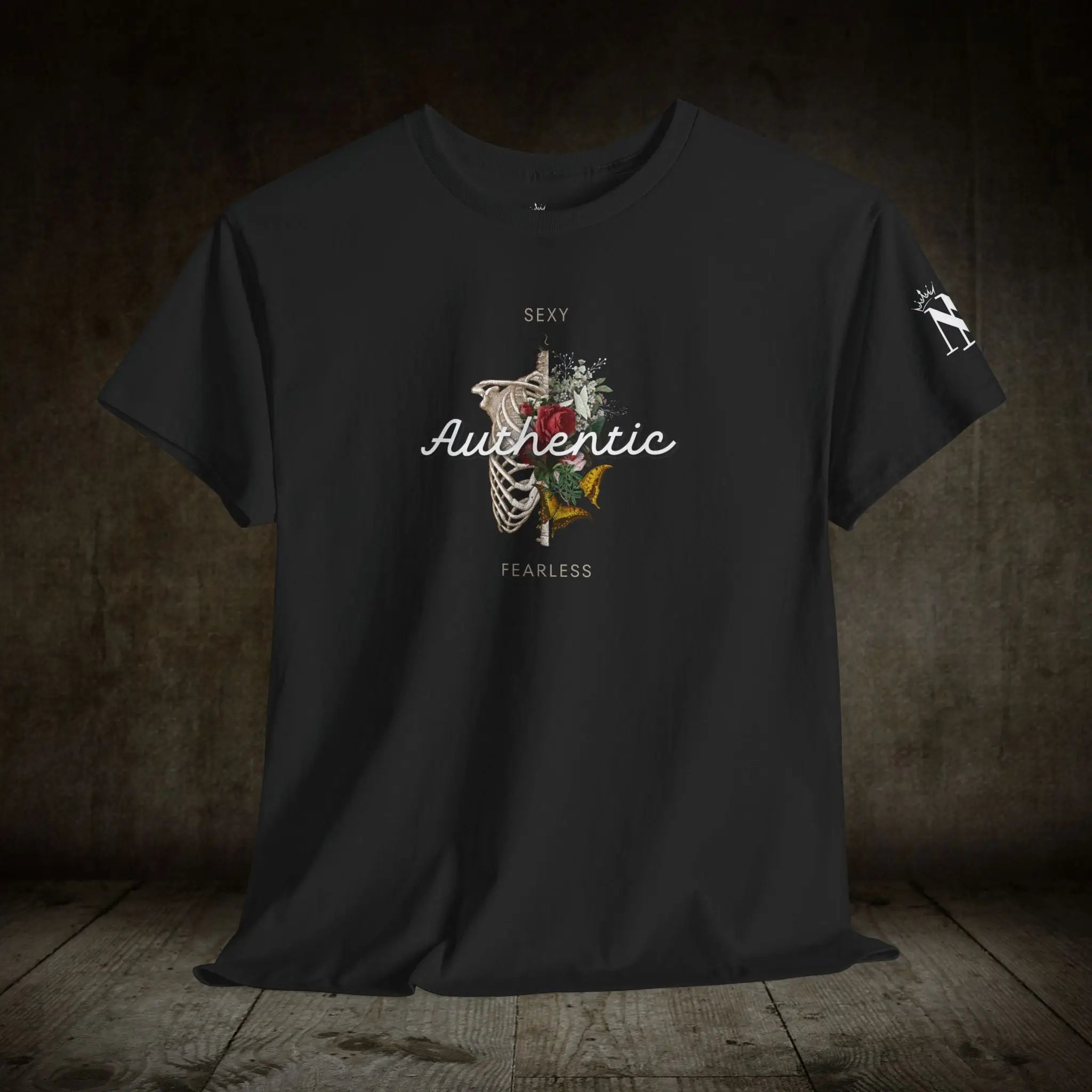 Sexy Authentic Fearless | Mix & Match Cotton Unisex Fun-Flirty Lovers’ T-Shirts