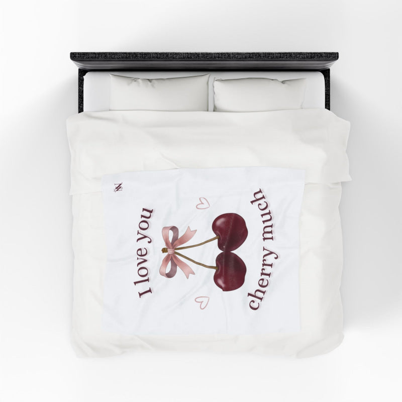 I Love You Cherry Much | Mix & Match Soft Fun-Flirty Lovers’ Blankets