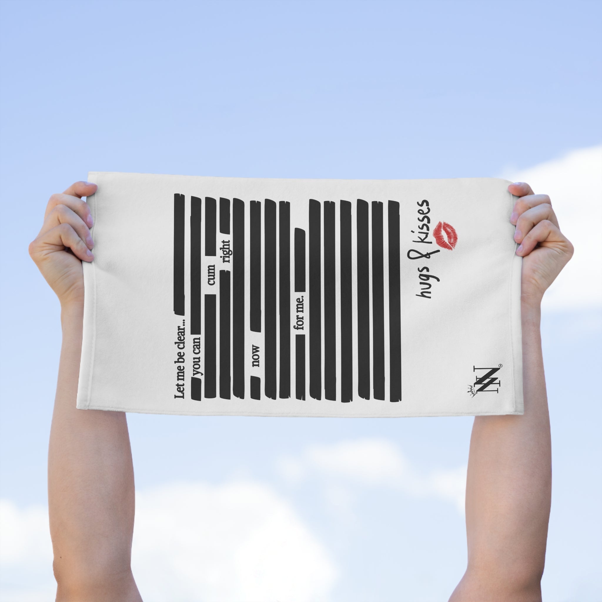 Let Me Be Clear... | Mix & Match Soft Fun-Flirty Lovers’ Towels