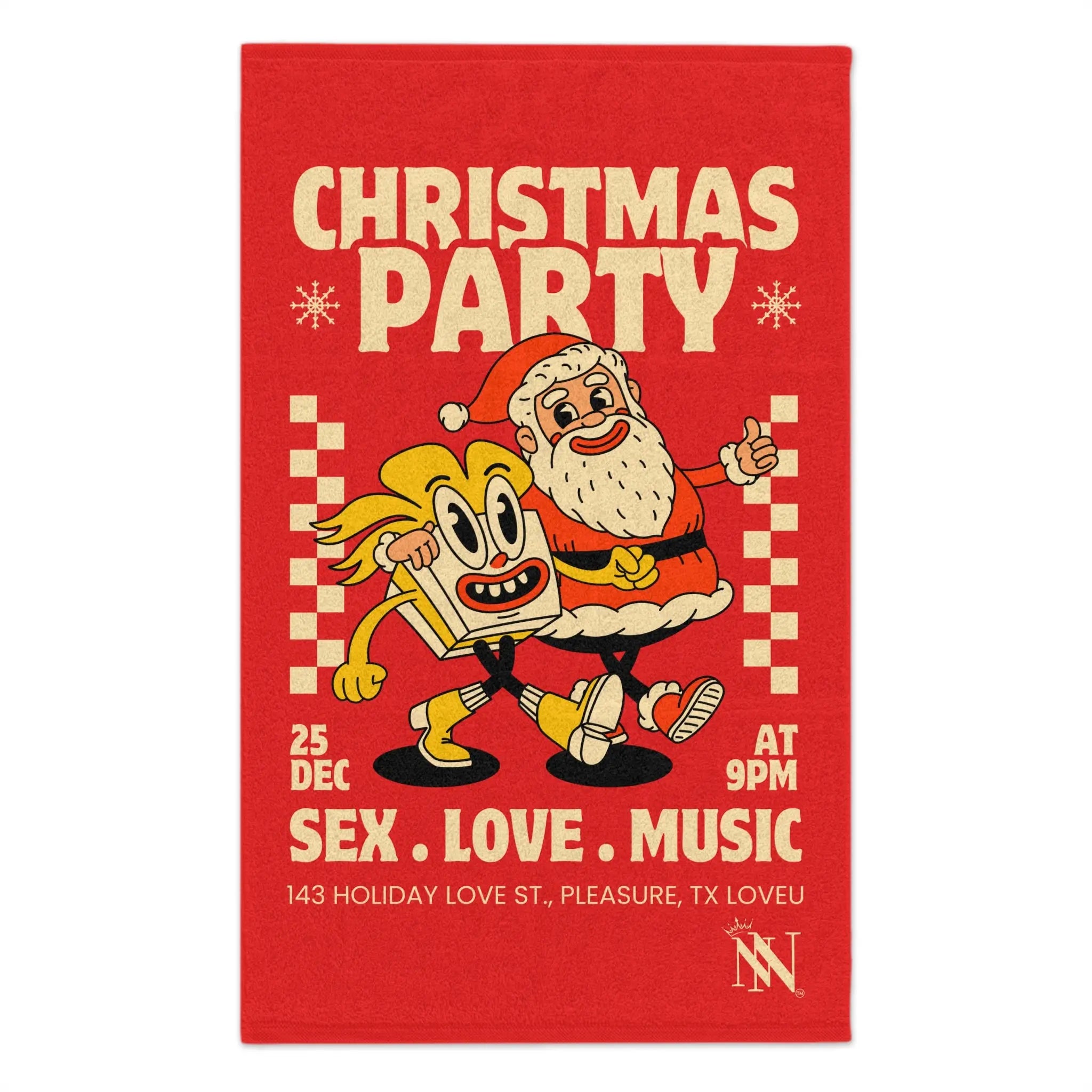 Christmas Party | Mix & Match Soft Fun-Flirty Lovers’ Towels
