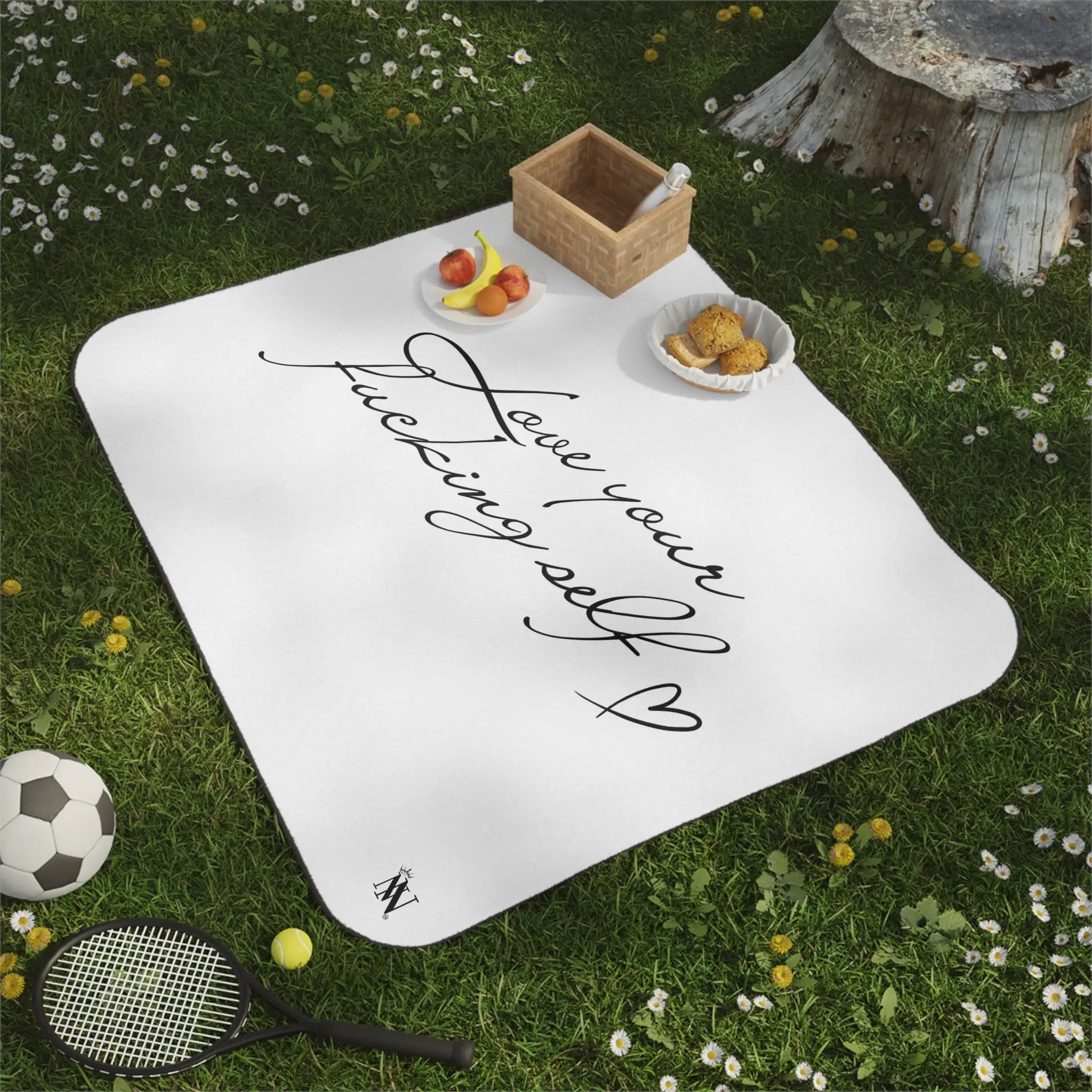 Love Your Fucking Self | Mix Match Fun-Flirty Lovers’ Water-Resistant Blankets