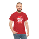 My Love for You Heart Pattern | Mix & Match Cotton Unisex Fun-Flirty Lovers’ T-Shirts