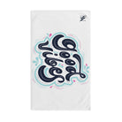 Good Vibes Blue Splash | Mix & Match Classic Fun-Flirty Lovers’ Towels
