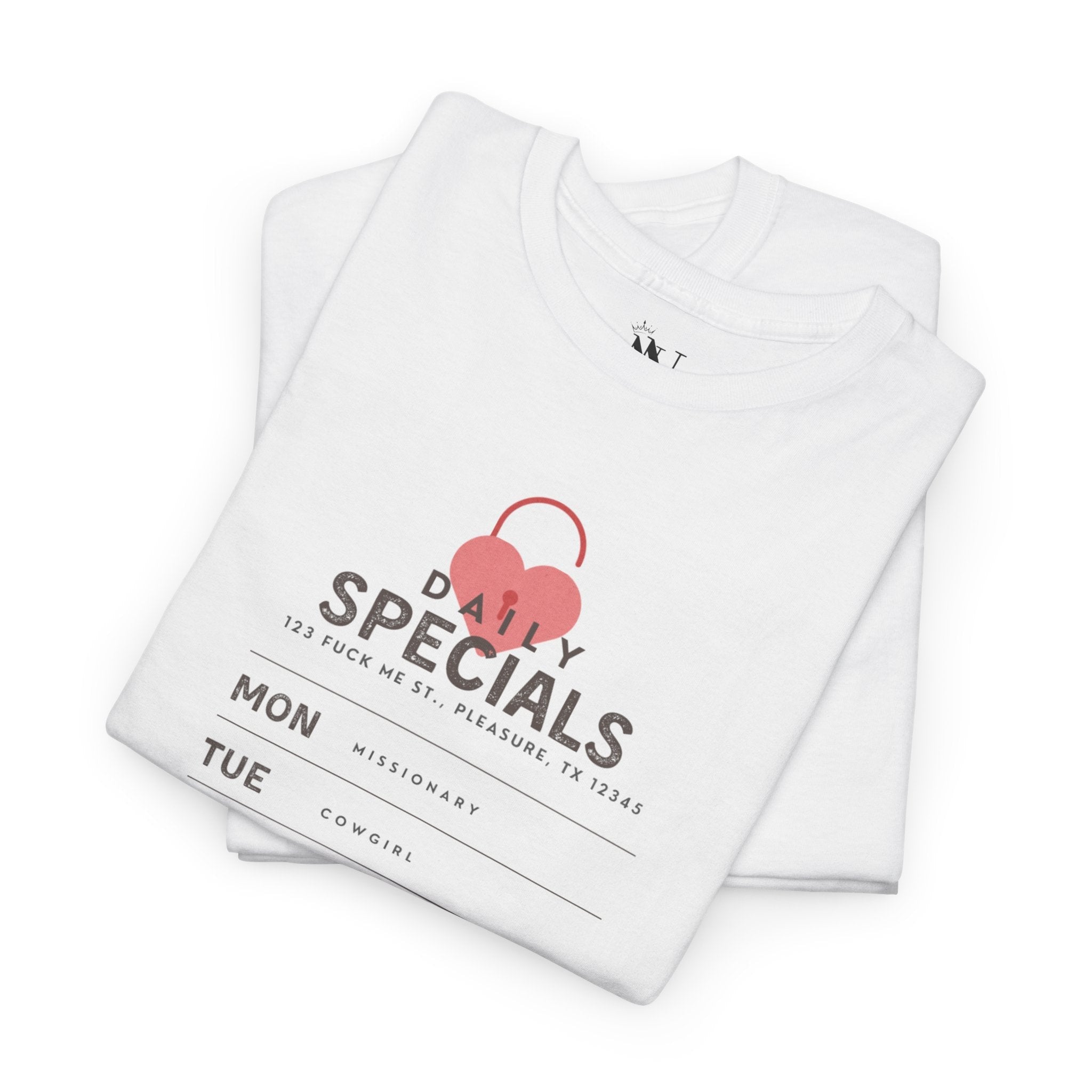 Daily Specials! | Mix & Match 100% Cotton Unisex Fun-Flirty Lovers’ Tees