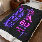 Sixty-Nine Forever Neon Romantic Gifts Silky Soft Love Blanket