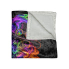 Up In Smoke Phonograph Crushed Velvet Blanket