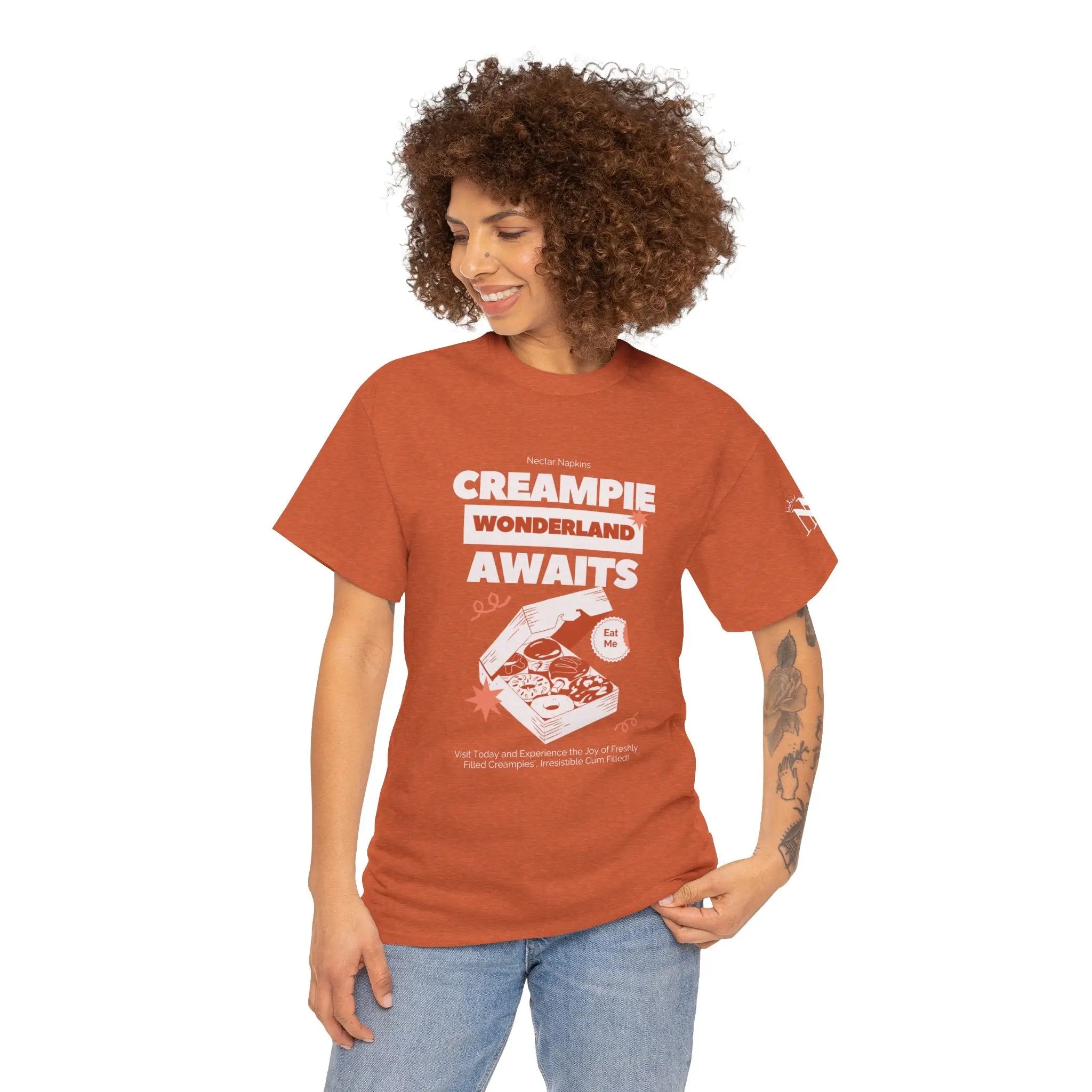 Creampie Wonderland | Mix & Match 100% Cotton Unisex Fun-Flirty Lovers’ Tees